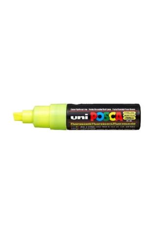 Posca PC-8K Boyama Markörü 8 mm Kesik Uç FLORESAN SARI