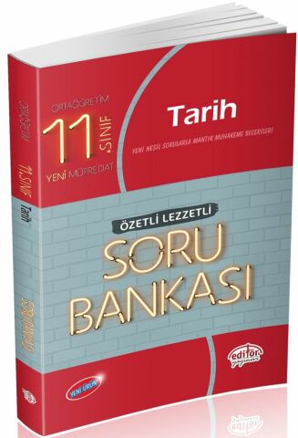 Editör Yayınları 11. Sınıf Tarih Özetli Lezzetli Soru Bankası