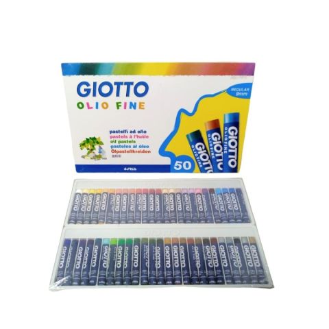 Giotto Olio Fine - Yağlı Pastel Boya - Silindir 50 RENK 9mm (YENİ)