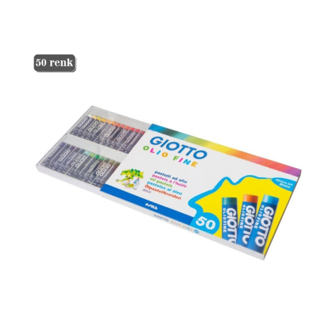 Giotto Olio Fine - Yağlı Pastel Boya - Silindir 50 RENK 9mm (YENİ)