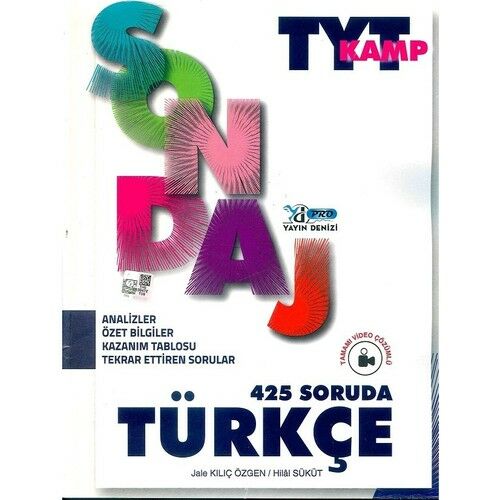 Yayın Denizi Yayınları Yayın Denizi Pro TYT Türkçe Sondaj Kamp