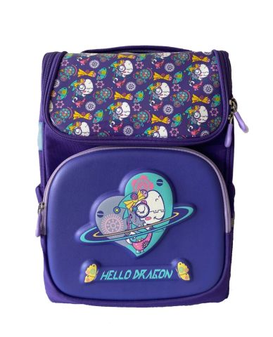 Hello Dragon Unisex Omurga Koruyucu Laptop&Sırt Çantası Açık Mor - Mor