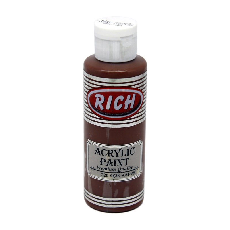 Rich Akrilik Boya 130 CC AÇIK KAHVE