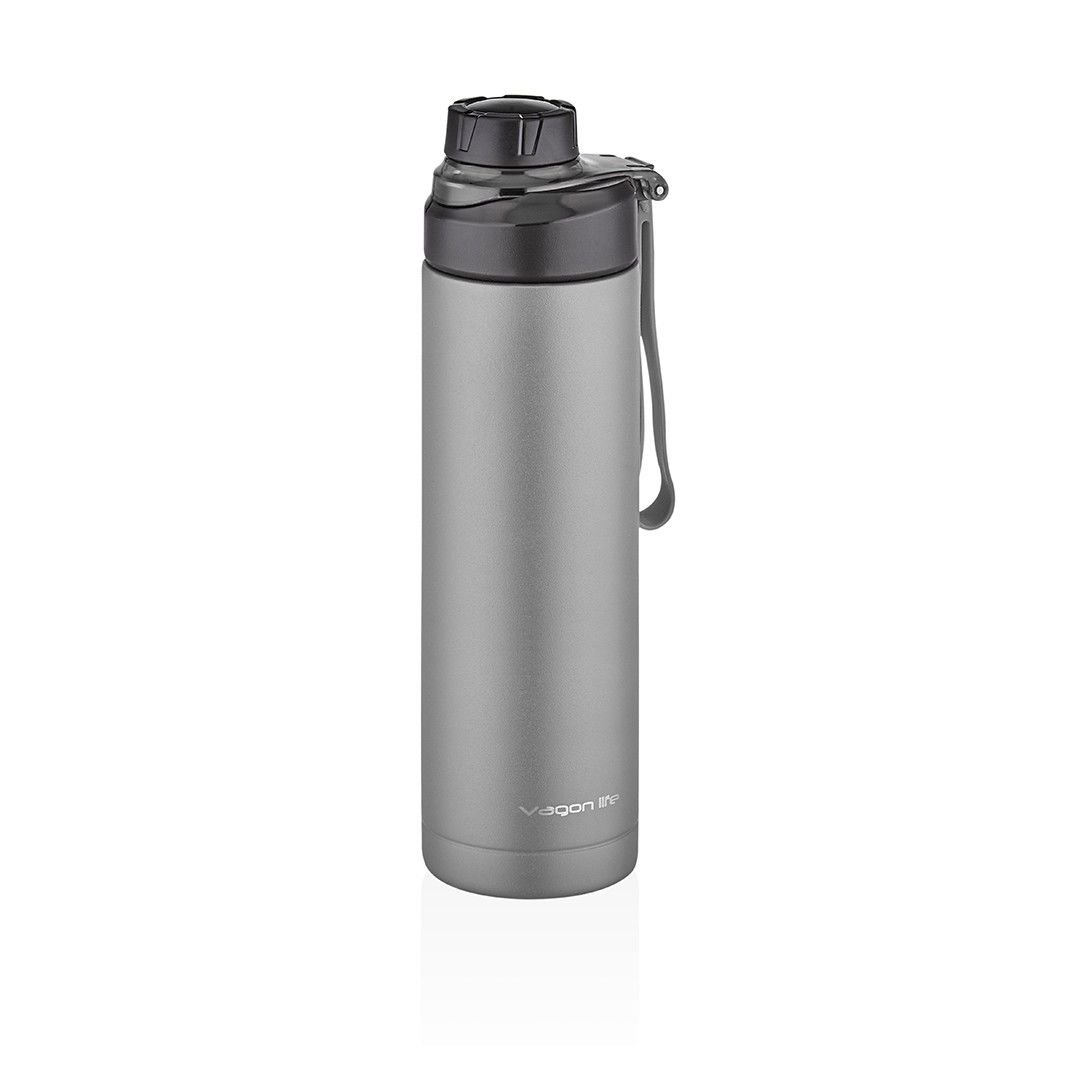 Vagonlife Uzspace 650ML Tritan 19125 Gri Çelik Matara