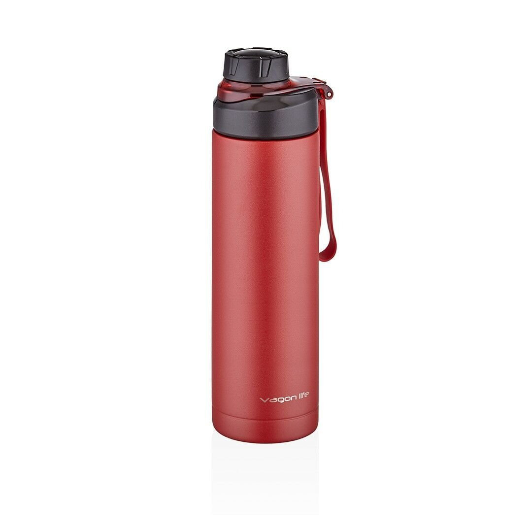 Vagonlife Uzspace 650ML Tritan 19125 Kırmızı Çelik Matara