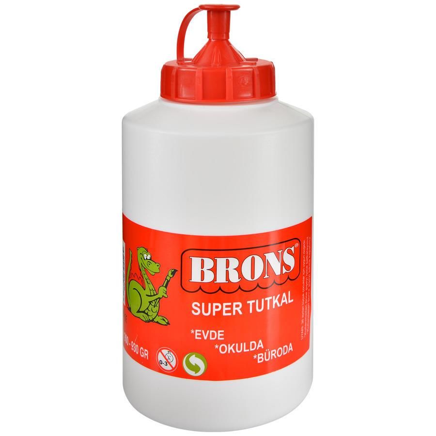 Brons Su Bazlı Beyaz Tutkal - PVA Glue 500 Gram