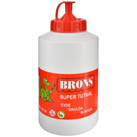 Brons Su Bazlı Beyaz Tutkal - PVA Glue 500 Gram