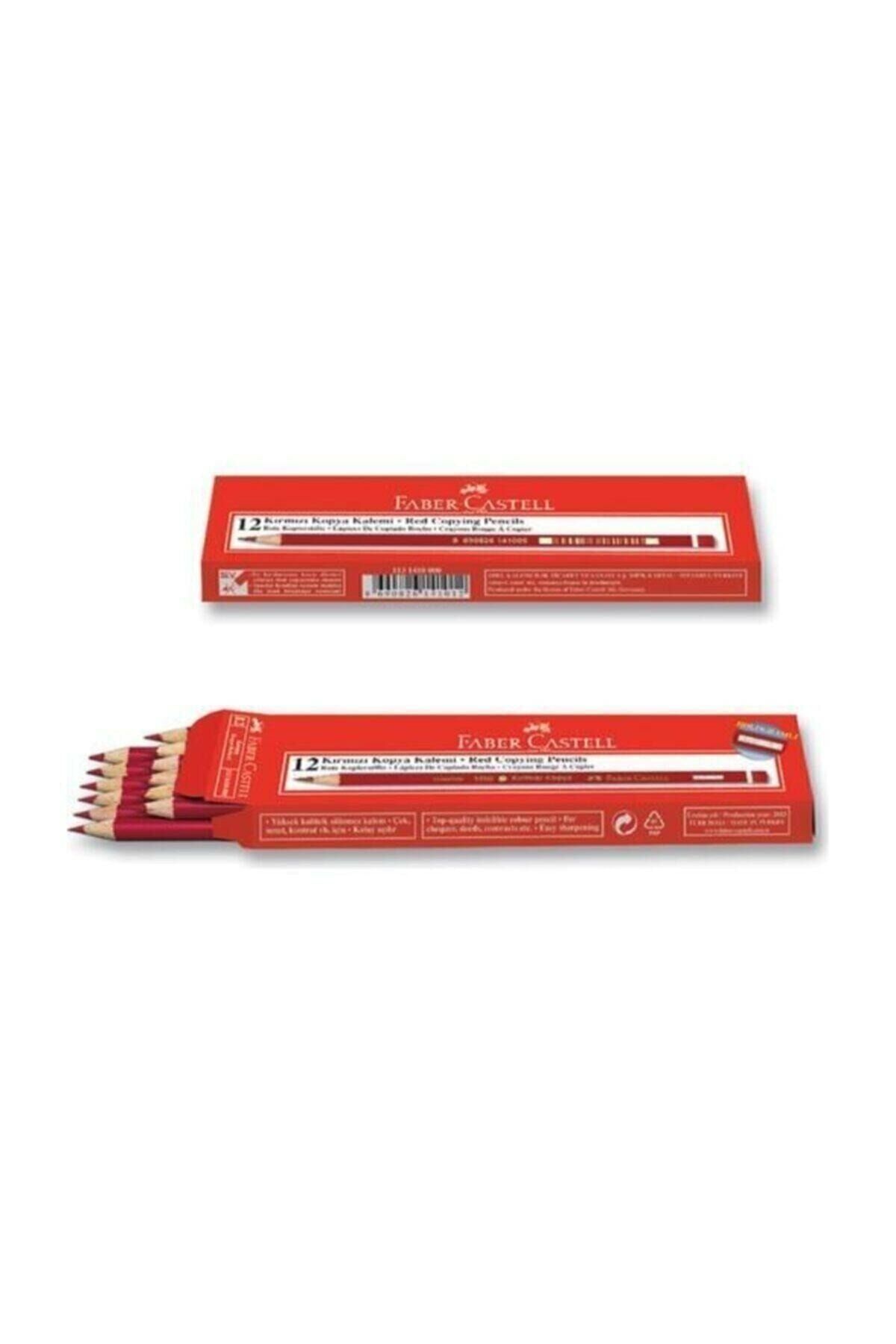 Faber Castell Kırmızı Kopya Kalem 12'li