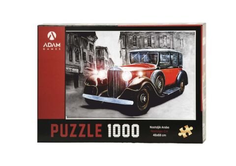 Adam Games Nostaljik Araba 1000 Parça Puzzle