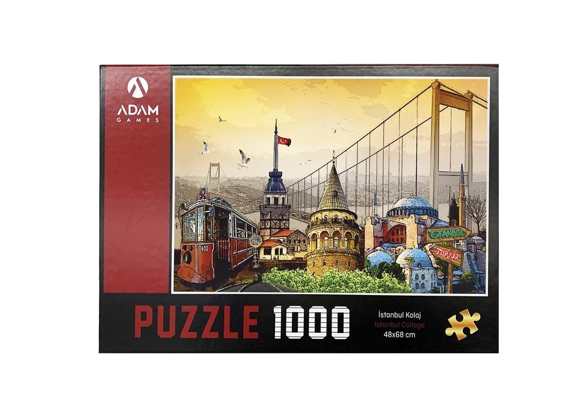 Adam Games İstanbul Kolaj 1000 Parça Puzzle