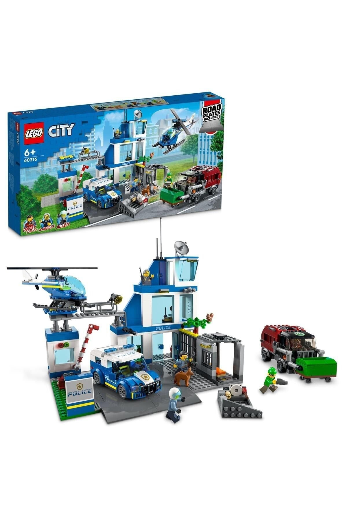 ® City Polis Merkezi 60316 Yapım Seti (668 Parça)