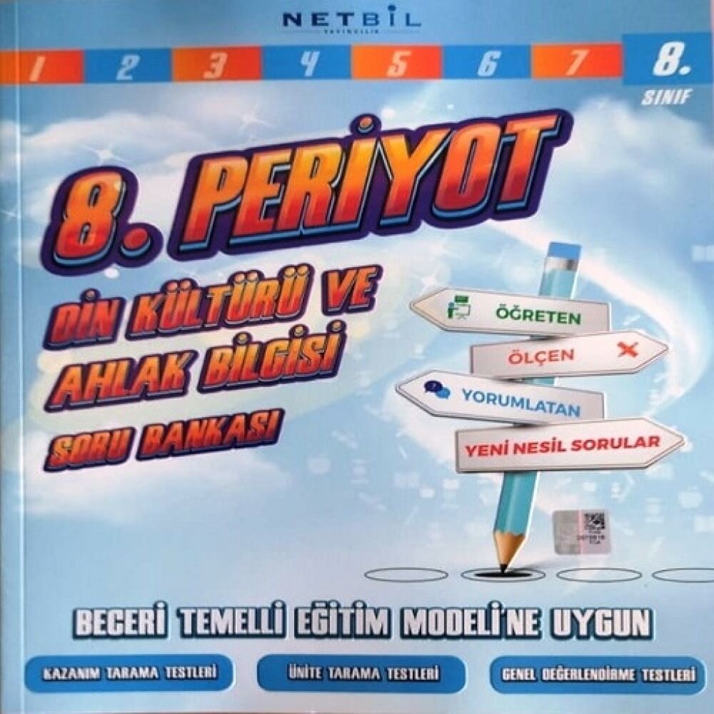 Netbil Yayıncılık 8. Sınıf Periyot Din Kültürü ve Ahlak Bilgisi Soru Bankası