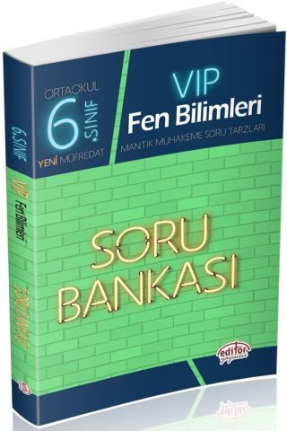 Editör Yayınları 6. Sınıf Vip Fen Bilimleri Soru Bankası