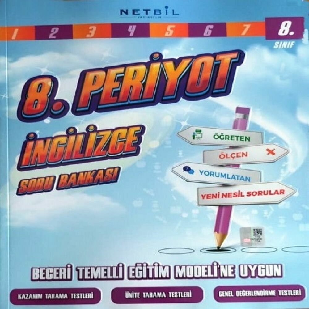 Netbil Yayıncılık 8. Sınıf Periyot İngilizce Soru Bankası