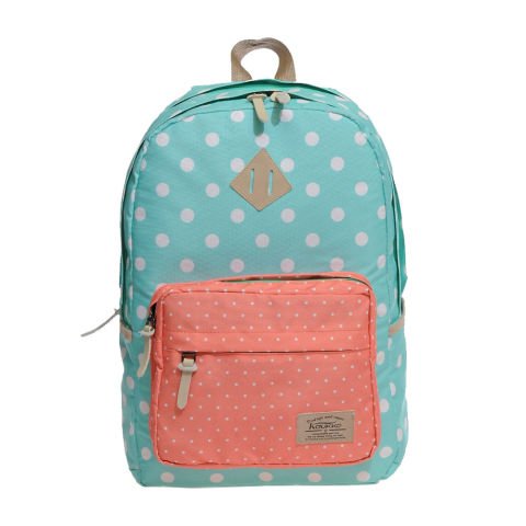 Kaukko Dots Sırt Çantası Turkuaz K1107