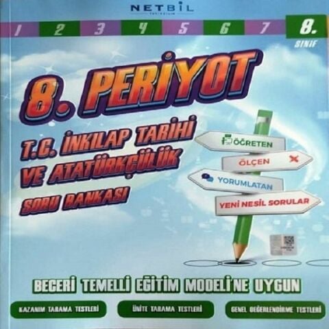 Netbil Yayıncılık 8. Sınıf Periyot T.C. İnkılap Tarihi ve Atatürkçülük Soru Bankası