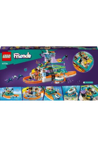 ® Friends Deniz Kurtarma Teknesi 41734 - Yaratıcı Oyunları Ve Deniz Yaşamı Hikayelerini Se