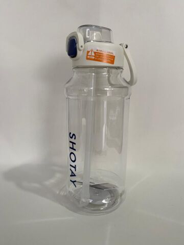 Shotay ST-6290 Pipetli Tritan Matara 1.3 L Beyaz