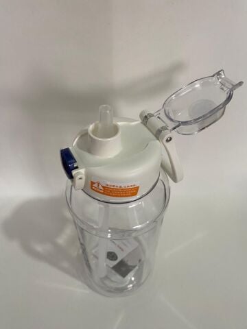 Shotay ST-6290 Pipetli Tritan Matara 1.3 L Beyaz
