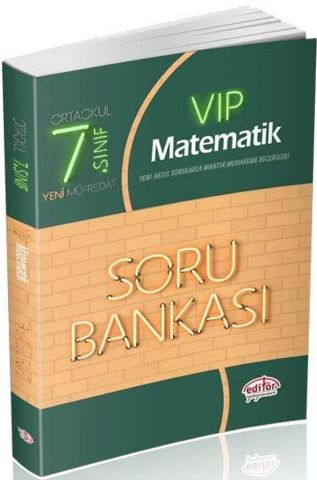 Editör Yayınları 7. Sınıf VIP Matematik Soru Bankası