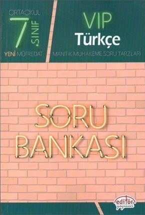 Editör Yayınları 7. Sınıf Vip Türkçe Soru Bankası