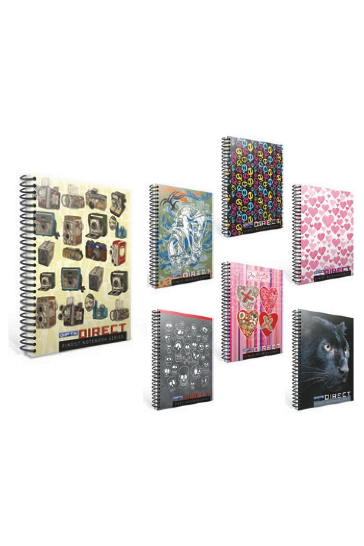 Gıpta Direct A5 Karton Kapak 120 Yaprak Çizgili Spiralli Defter