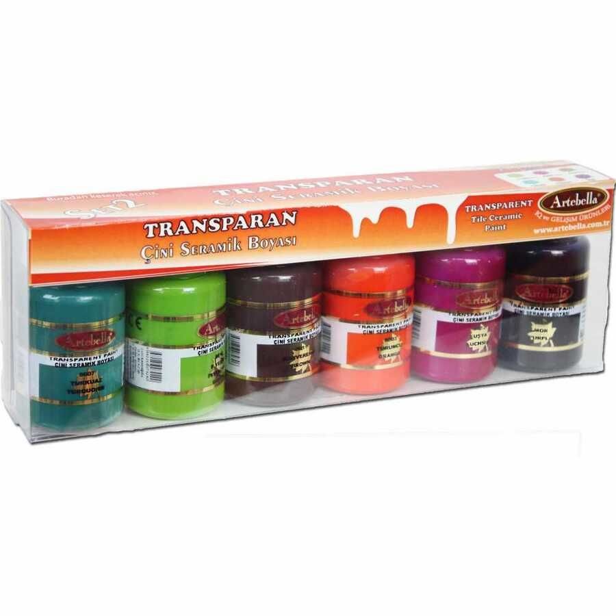 Artebella Çini Seramik Boyası Set 2