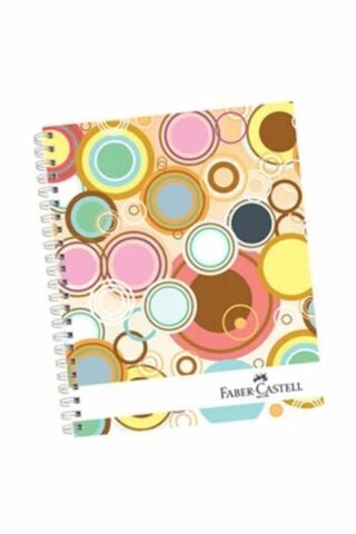 Faber-Castell 120 Yaprak Daireler 3kareli+1çizgili Spiralli Defter