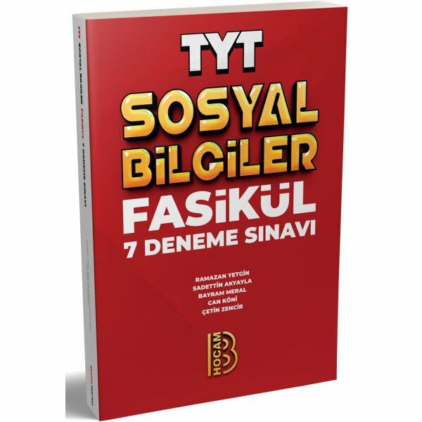 Benim Hocam TYT Sosyal Bilgiler 7 Fasikül Deneme Sınavı