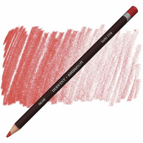 Derwent Coloursoft Scarlet C110