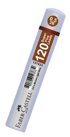 Faber-Castell Gri̇p Mi̇n 0.5 2b 60mm 120'li̇ Uç Açik Mavi̇ Tüp