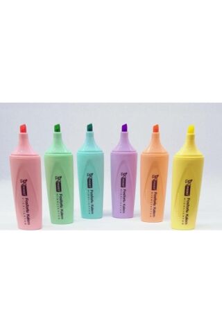 Mikro Highlighter Pastel 6 Lı Fosforlu Kalem F.k