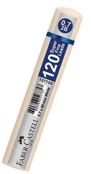 Faber-Castell Gri̇p Mi̇n 0.7 2b 60mm 120'li̇ Uç Beyaz Tüp