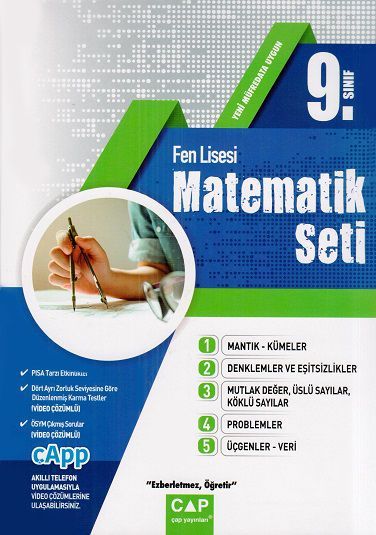 Çap Yayınları 9. Sınıf Fen Lisesi Matematik Seti