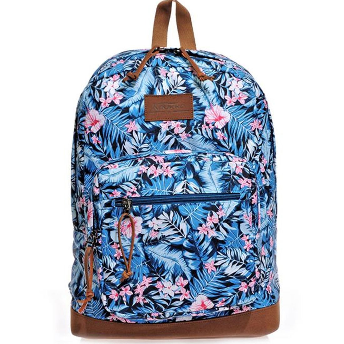 Kaukko Safarı Okul Sırt Çantası Flowers K1096