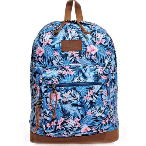 Kaukko Safarı Okul Sırt Çantası Flowers K1096
