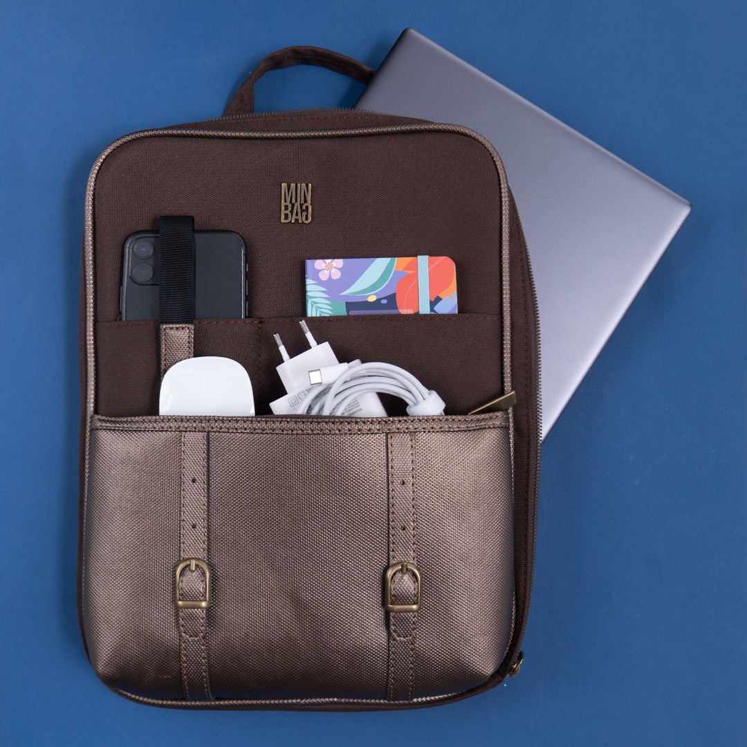 Önder XXL Aspen Laptop Ve Tablet Çantası Kahverengi