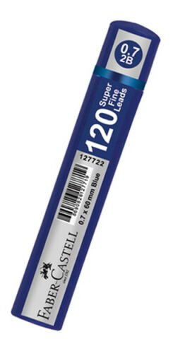 Faber-Castell Gri̇p Mi̇n 0.7 2b 60mm 120'li̇ Uç Mavi̇ Tüp