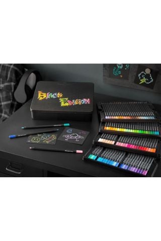 Faber Castell Black Edition Kuru Boya Kalemi 100 Renk