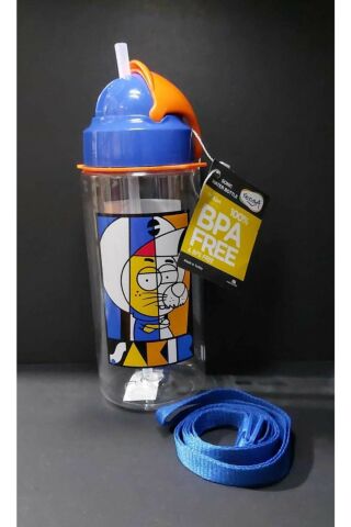 Tritan Matara Pipetli Kral Şakir Desenli 500 Cc Mavi