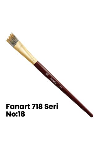 Fanart Fırça Dekoratif Arts 718 No:18
