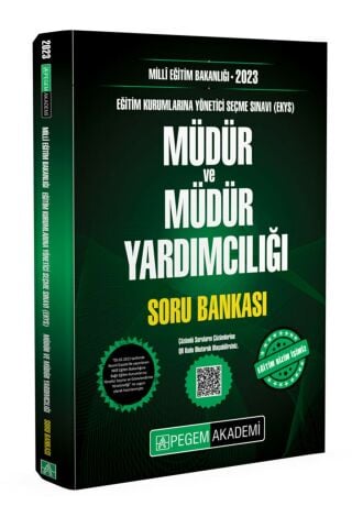 2023 Millî Eğitim Bakanlığı Ekys Müdür Ve Müdür Yardımcılığı Soru Bankası