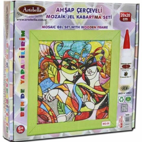 Artebella Mozaik Jel Kabartma Seti MG-06 20x20CM