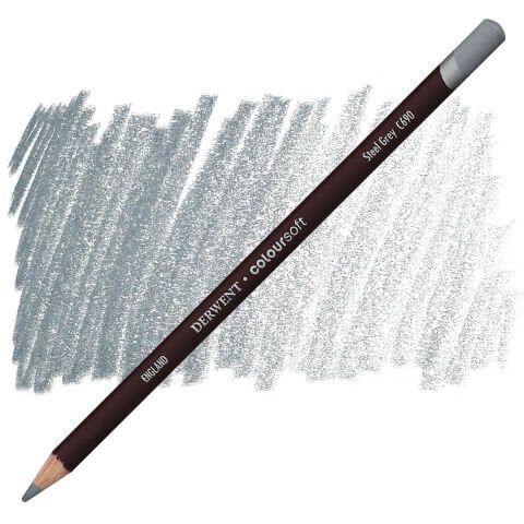Derwent Coloursoft Steel Grey C690
