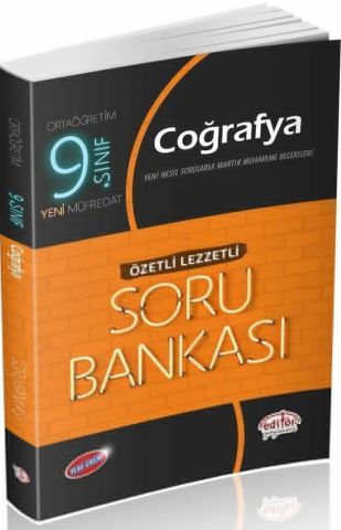 Editör Yayınları 9. Sınıf Coğrafya Özetli Lezzetli Soru Bankası