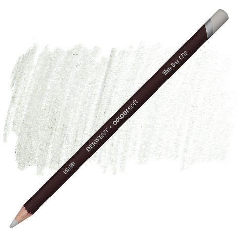 Derwent Coloursoft Whi̇te Grey C710