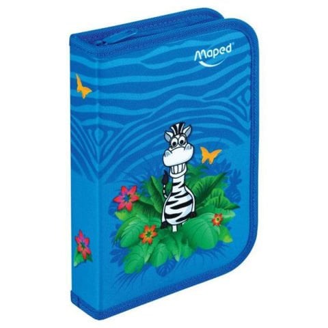 Maped Tek Katlı Mavi 32 Parça İçi Dolu Kalem Kutu 967814