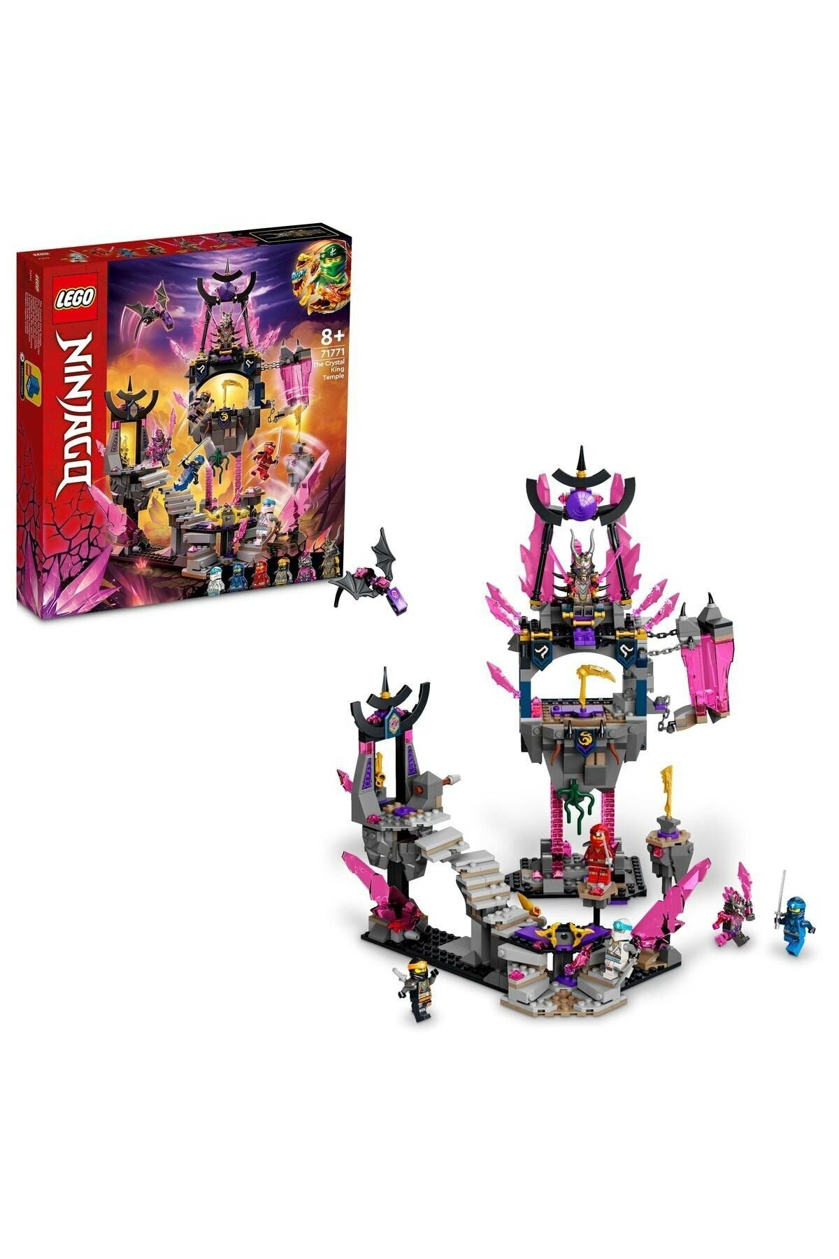 ® NINJAGO® Kristal Kral Tapınağı 71771 - 8 Yaş ve Üzeri Çocuklar için Yapım Seti (703 Parça)