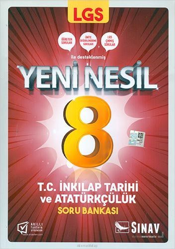 Sınav Yayınları 8.Sınıf Inkilap Tarihi Yeni Nesil Soru Bankası