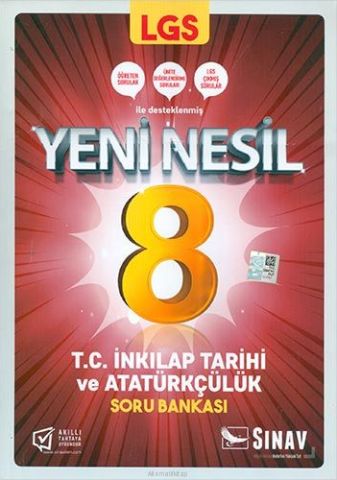 Sınav Yayınları 8.Sınıf Inkilap Tarihi Yeni Nesil Soru Bankası